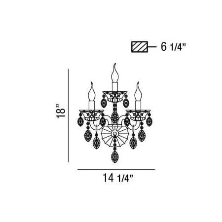 Eurofase Lighting-25673-25673 Line Drawing 2