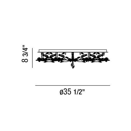 Eurofase Lighting-25680-25680 Line Drawing 2