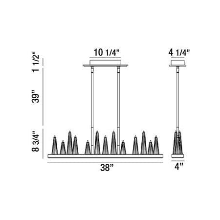Eurofase Lighting-26373-26373 Line Drawing 2