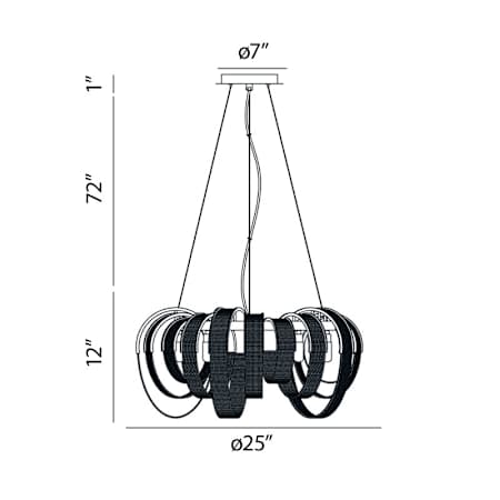 Eurofase Lighting-26595-26595 Line Drawing 2