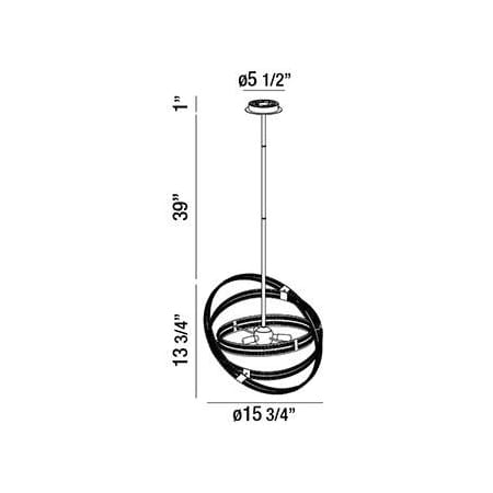 Eurofase Lighting-26611-26611 Line Drawing 2