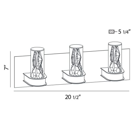 Eurofase Lighting-28115-28115 Line Drawing 2