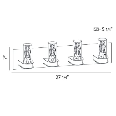 Eurofase Lighting-28116-28116 Line Drawing 2