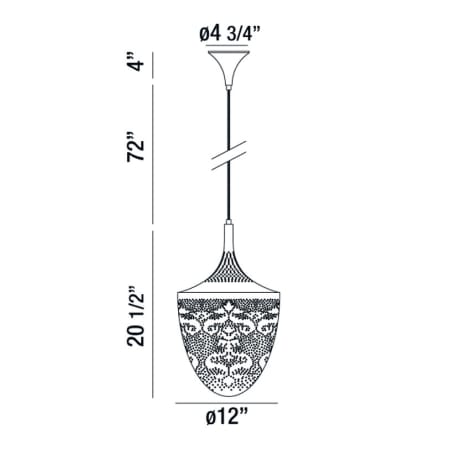 Eurofase Lighting-28380-28380 Line Drawing 2