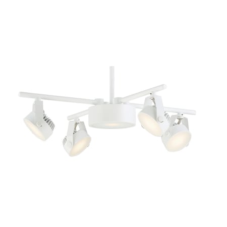 Eurofase Lighting Lexus 5 Light 21" Wide LED Chandelier White