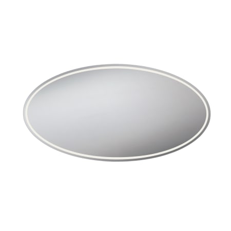Eurofase Lighting 70-3/4" W x 35-1/2" H Transitional Oval Frameless Bathroom Wall Mirror with LED Lighting Mirror