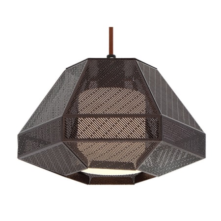 Eurofase Lighting Recinto 12" Wide Pendant Bronze