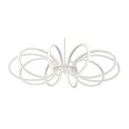 Eurofase Lighting Tela 10 Light 25" Wide LED Abstract Pendant White