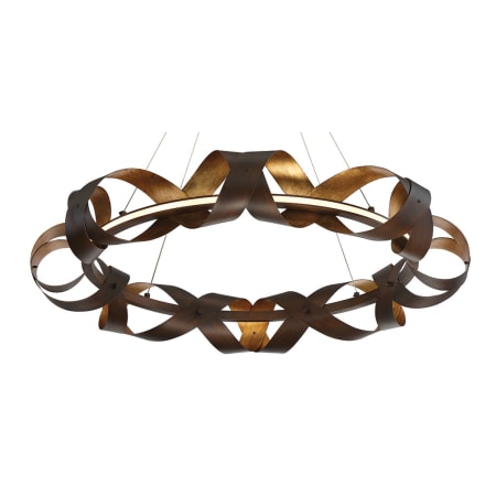 Eurofase Lighting Banderia 33" Wide LED Ring Chandelier Bronze