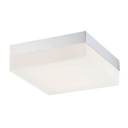 Eurofase Lighting Dixon 9" Wide LED Flush Mount Square Ceiling Fixture Chrome