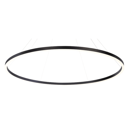 Eurofase Lighting Spunto 61" Wide LED Ring Chandelier - 1 Tier Matte Black