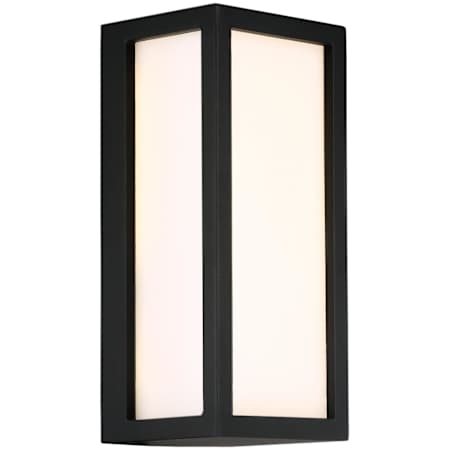 Eurofase Lighting Architectural Outdoor 10" Tall LED Outdoor Wall Sconce Black