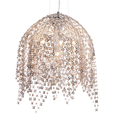 Eurofase Lighting Danza 6 Light 20" Wide Crystal Chandelier Chrome