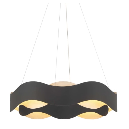 Eurofase Lighting Vaughan 24" Wide Ring Chandelier Black / Nickel
