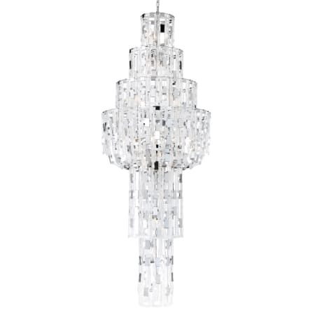 Eurofase Lighting Viviana 26 Light 36" Wide Empire Chandelier Chrome