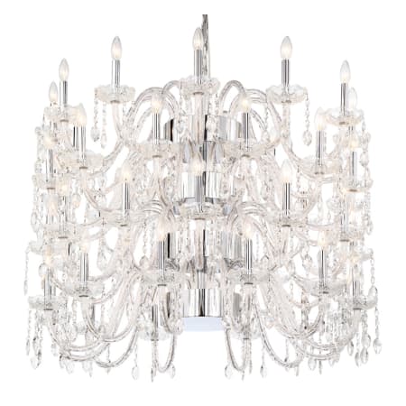 Eurofase Lighting Ferrero 48 Light 42" Wide Crystal Chandelier Chrome