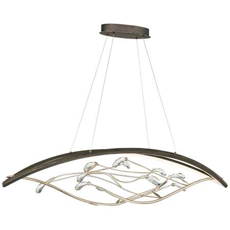 Eurofase Lighting Basilica 15" Wide LED Abstract Linear Chandelier Bronze