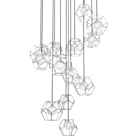 Eurofase Lighting Norway 13 Light 41" Wide LED Multi Light Pendant Chrome