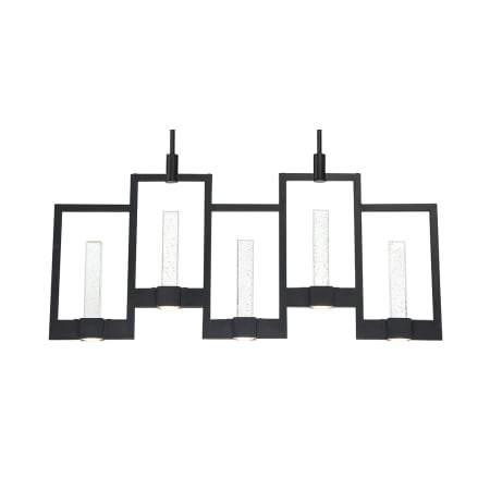 Eurofase Lighting Hanson 10 Light 39" Wide LED Linear Chandelier Black