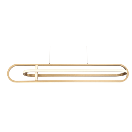 Eurofase Lighting Demark 3 Light 42" Wide LED Ring Chandelier Satin Gold