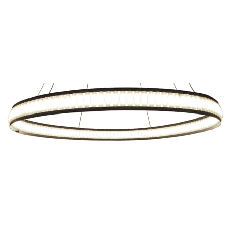Eurofase Lighting Forster 47" Wide LED Ring Chandelier Black