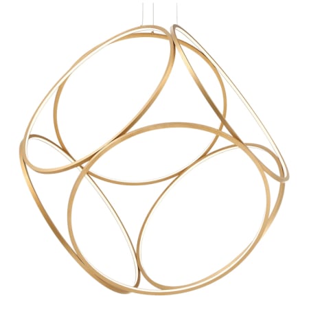 Eurofase Lighting Glenview 6 Light 34" Wide LED Ring Chandelier Gold