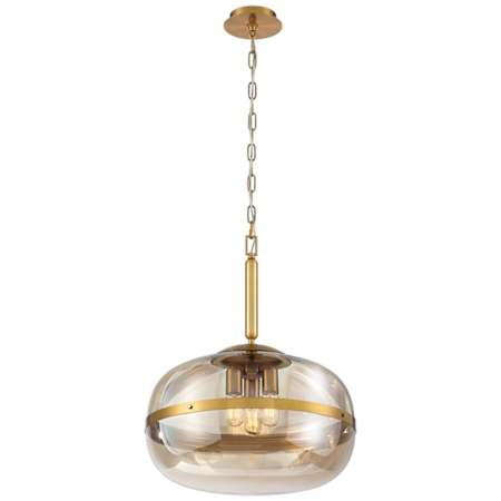 Eurofase Lighting Nottingham 3 Light 24" Wide Pendant Brass
