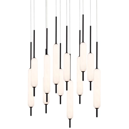 Eurofase Lighting Cumberland 12 Light 22" Wide LED Multi Light Pendant Black