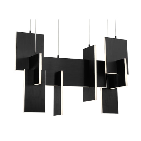 Eurofase Lighting Coburg 14" Wide LED Linear Chandelier Black
