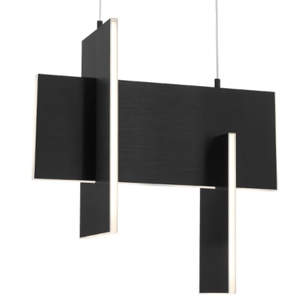 Eurofase Lighting Coburg 20" Wide LED Suspension Multi Light Pendant Black