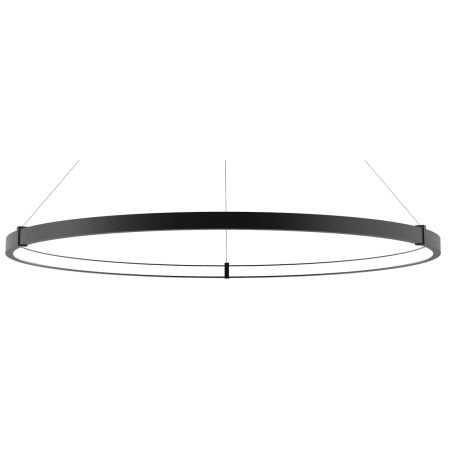 Eurofase Lighting Mucci 60" Wide LED Ring Chandelier with Inward Facing Luminaire Matte Black