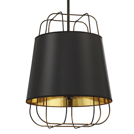 Eurofase Lighting Tura 3 Light 16" Wide Pendant Black
