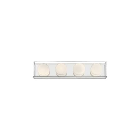 Eurofase Lighting Rover 4 Light 24" Wide LED Vanity Strip Chrome