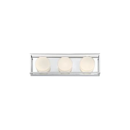 Eurofase Lighting Rover 3 Light 18" Wide LED Vanity Strip Chrome
