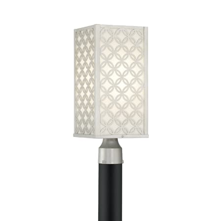 Eurofase Lighting Clover 19" Tall LED Outdoor Single Head Post Light Aged Silver