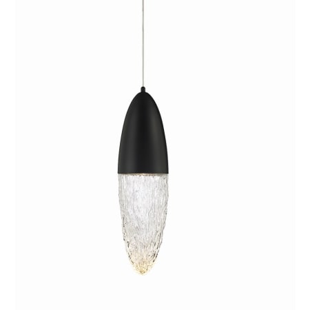 Eurofase Lighting Écrou 7" Wide Mini Pendant Black
