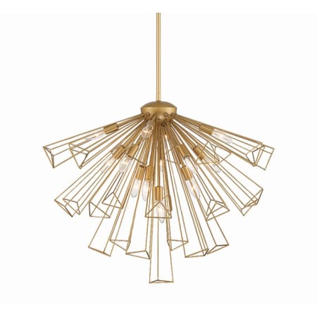 Eurofase Lighting Dendelio 13 Light 30" Wide Sputnik Pendant Gold
