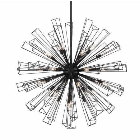 Eurofase Lighting Dendelio 29 Light 41" Wide Sputnik Chandelier Black