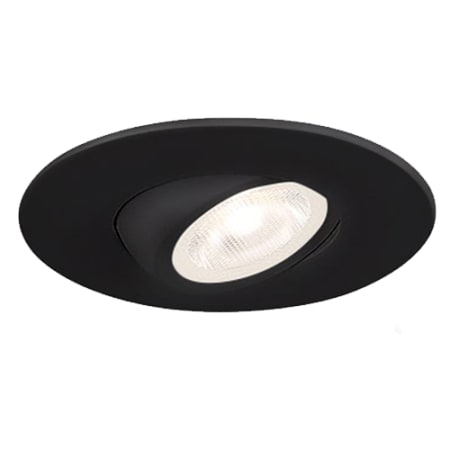 Eurofase Lighting Midway 2" Switchable White LED Airtight Remodel Adjustable Recessed Downlight Black
