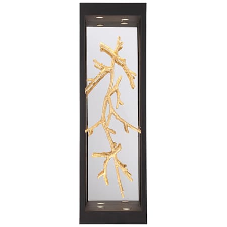Eurofase Lighting Aerie 20" Tall LED Outdoor Wall Sconce Gold / Black