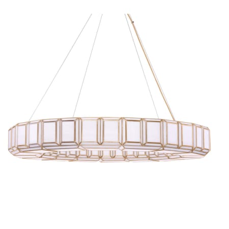 Eurofase Lighting Belmont 16 Light 48" Wide Ring Chandelier Brass