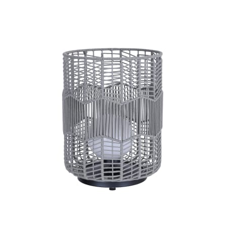 Eurofase Lighting Wallis 22" Tall Column Outdoor Lamp with Weaved Cord Shade Grey