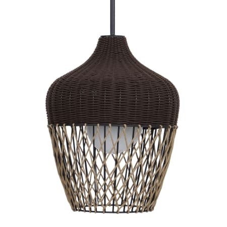 Eurofase Lighting Hannha 22" Wide Pendant with Weaved Cord Shade Brown