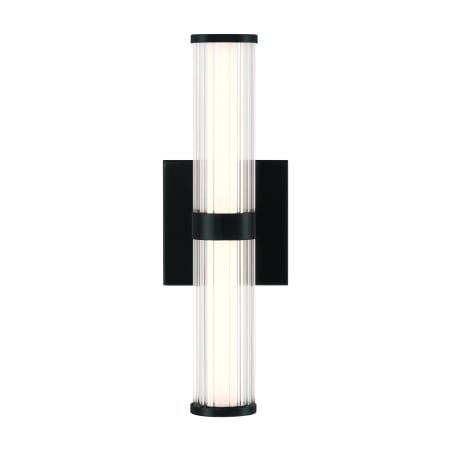 Eurofase Lighting Fayton 14" Tall LED Outdoor Wall Sconce Black