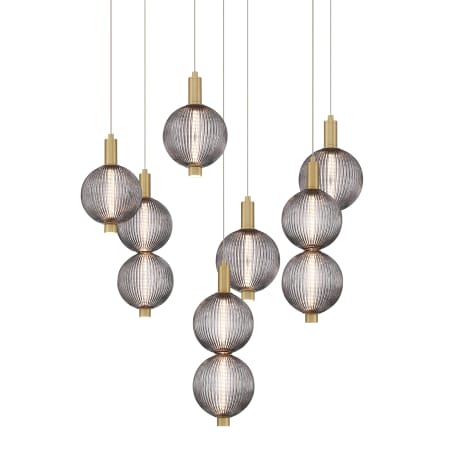 Eurofase Lighting Palmas 30" Wide LED Chandelier Gold