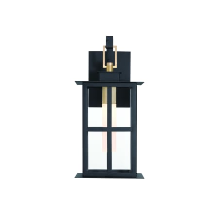 Eurofase Lighting Greyson 16" Tall LED Outdoor Wall Sconce Brass / Black