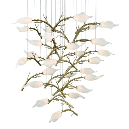 Eurofase Lighting Matera 25 Light 36" Wide LED Abstract Chandelier Gold