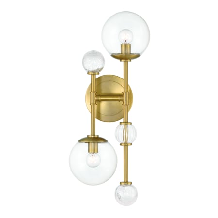 Eurofase Lighting Traiton 2 Light 21" Tall Wall Sconce Gold