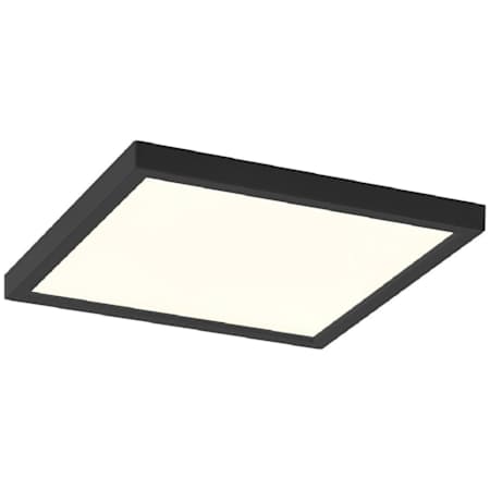 Eurofase Lighting Troy 6" Wide LED Flush Mount Square Ceiling Fixture Black