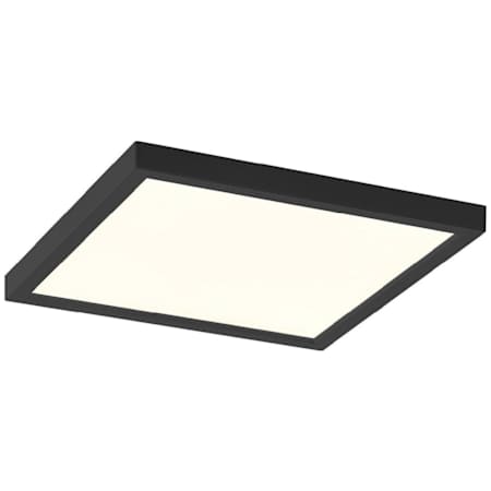 Eurofase Lighting Troy 9" Wide LED Flush Mount Square Ceiling Fixture Black
